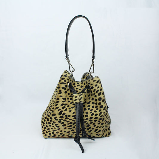 Borsa secchiello Cheope - stampa cavallino